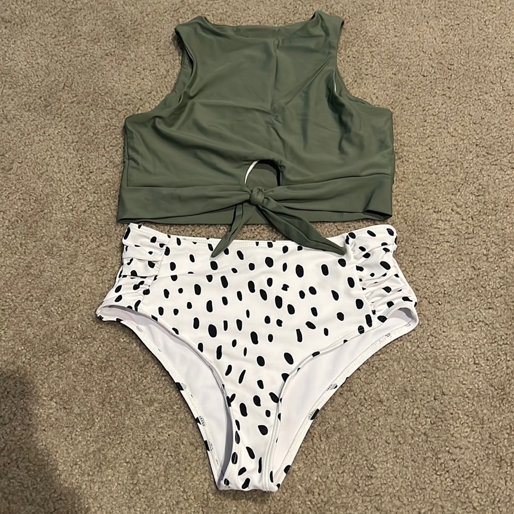 Polka dot bikini